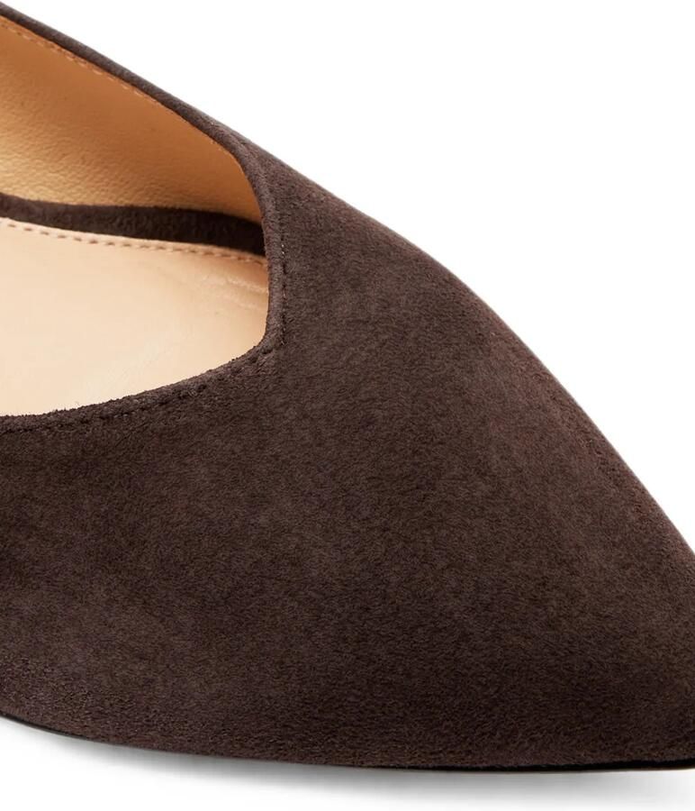 HOUSE OF BALLERINAS Michelle suède ballerina's Bruin - Foto 2