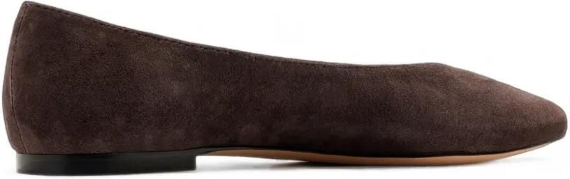 HOUSE OF BALLERINAS Michelle suède ballerina's Bruin - Foto 4