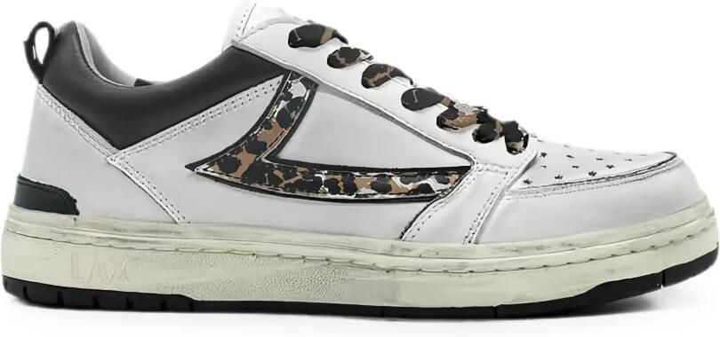 Htc Los Angeles Starlight leren sneakers Wit