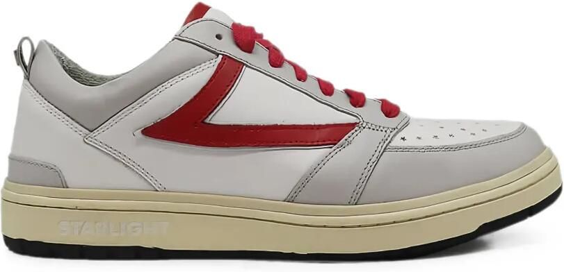 Htc Los Angeles Starlight leren sneakers Wit