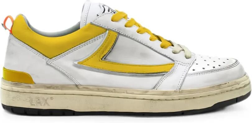 Htc Los Angeles Starlight Low leren sneakers Wit