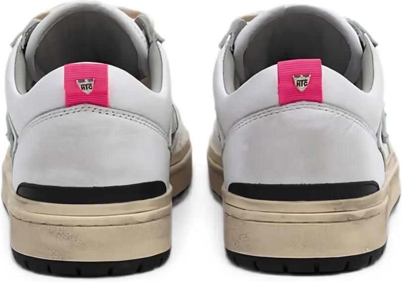 Htc Los Angeles Starlight Low Shield sneakers met geperforeerde ster Wit - Foto 4