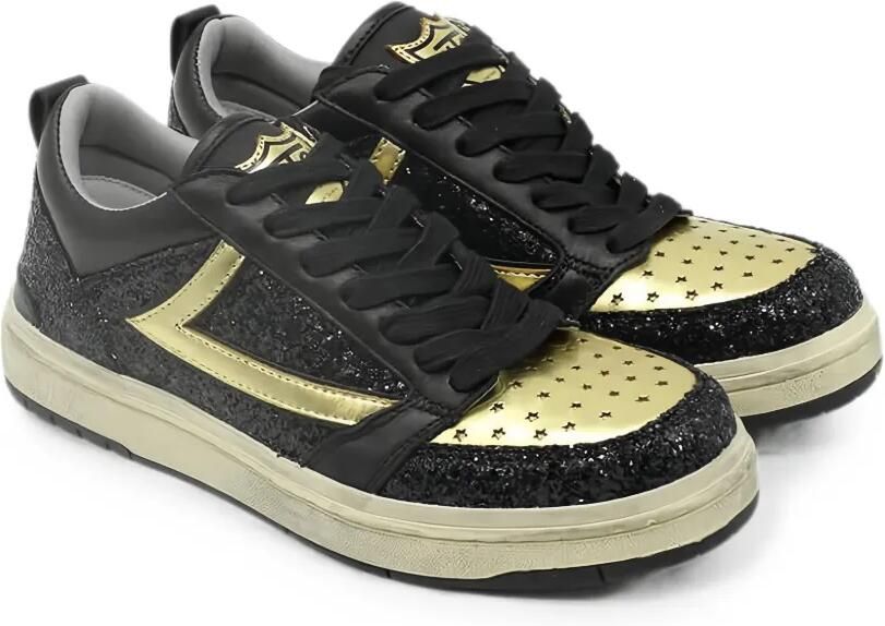 Htc Los Angeles Starlight sneakers met glitters Zwart - Foto 2
