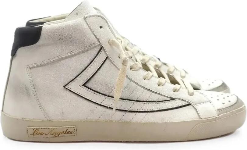 Htc Los Angeles Vipers gerafelde high-top sneakers Wit - Foto 3