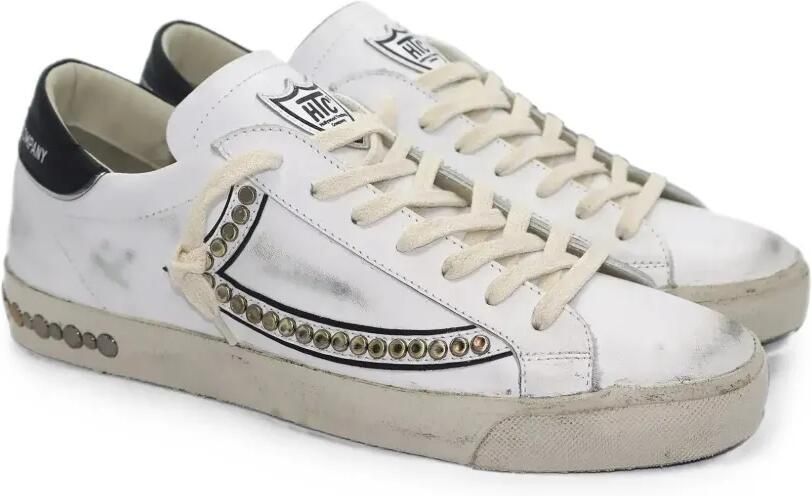 Htc Los Angeles Vipers gerafelde sneakers met studs Wit - Foto 3