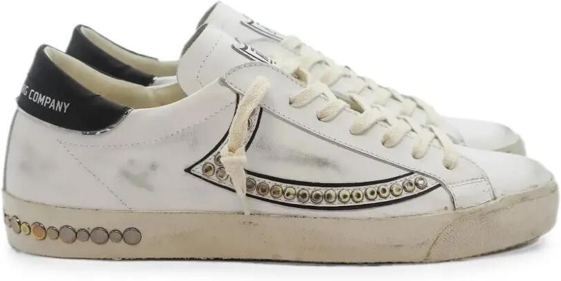 Htc Los Angeles Vipers gerafelde sneakers met studs Wit - Foto 4