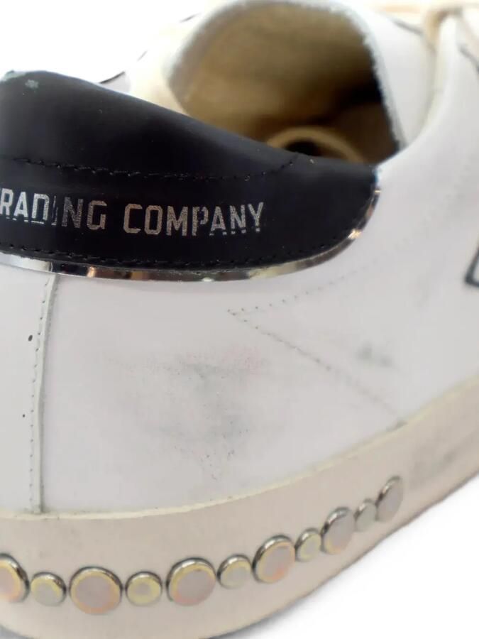 Htc Los Angeles Vipers gerafelde sneakers met studs Wit - Foto 2
