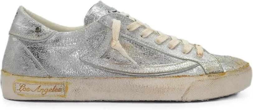 Htc Los Angeles Vipers gerafelde sneakers Zilver