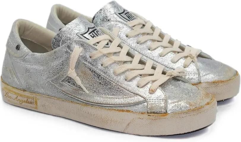 Htc Los Angeles Vipers gerafelde sneakers Zilver - Foto 4