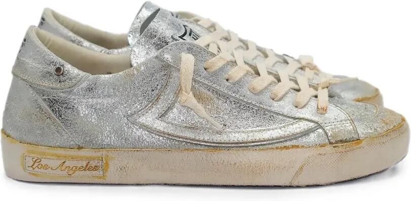 Htc Los Angeles Vipers gerafelde sneakers Zilver - Foto 5