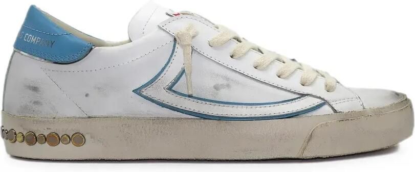 Htc Los Angeles Vipers leren sneakers Wit