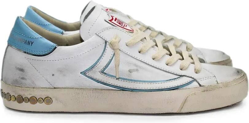 Htc Los Angeles Vipers leren sneakers Wit - Foto 5