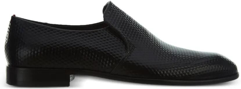 HUGO Appeal loafers met reliëf Zwart
