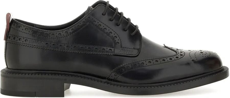 HUGO Brogue loafers met veters Zwart