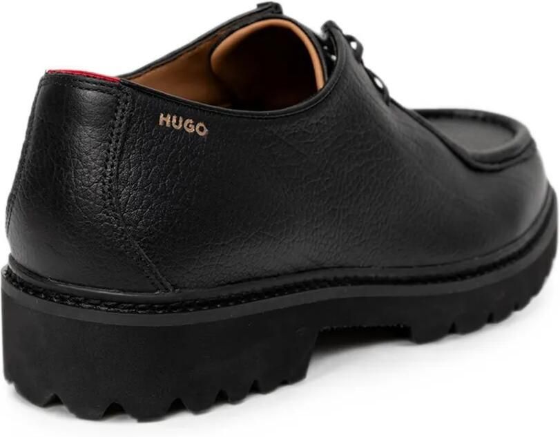 HUGO Derby schoenen met chunky zool Zwart - Foto 3