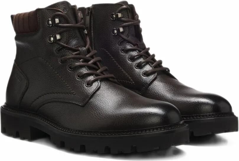 HUGO grained-leather boots Bruin - Foto 4