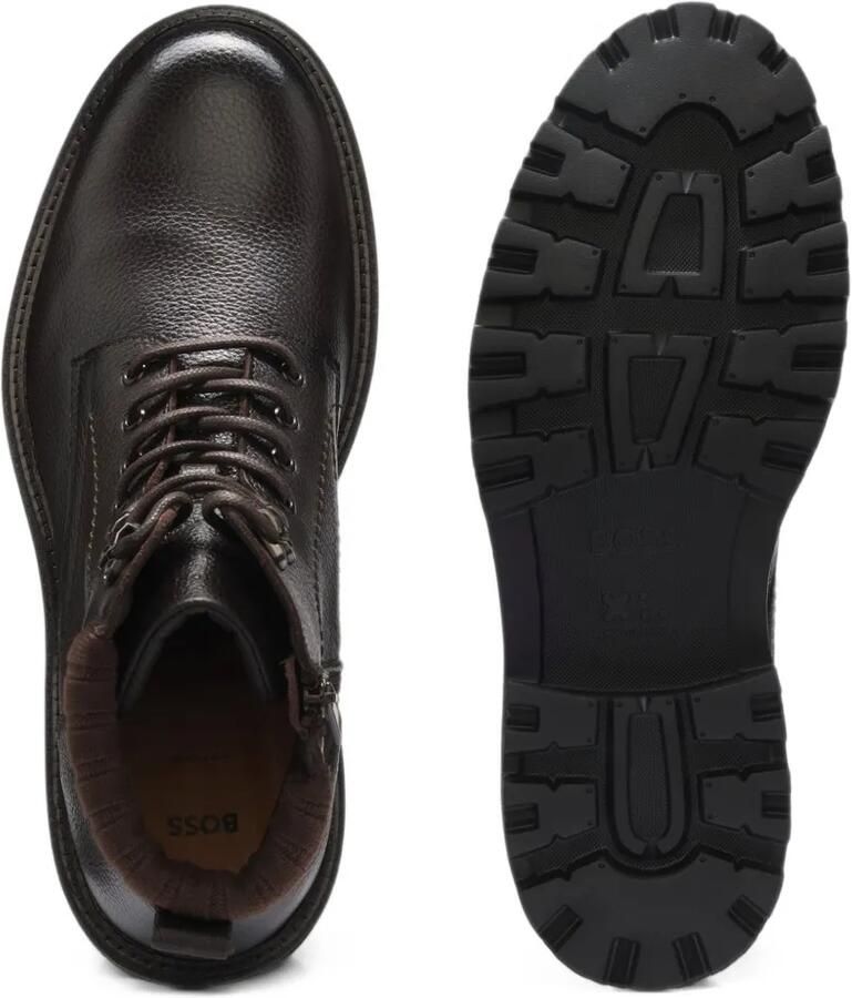 HUGO grained-leather boots Bruin - Foto 2