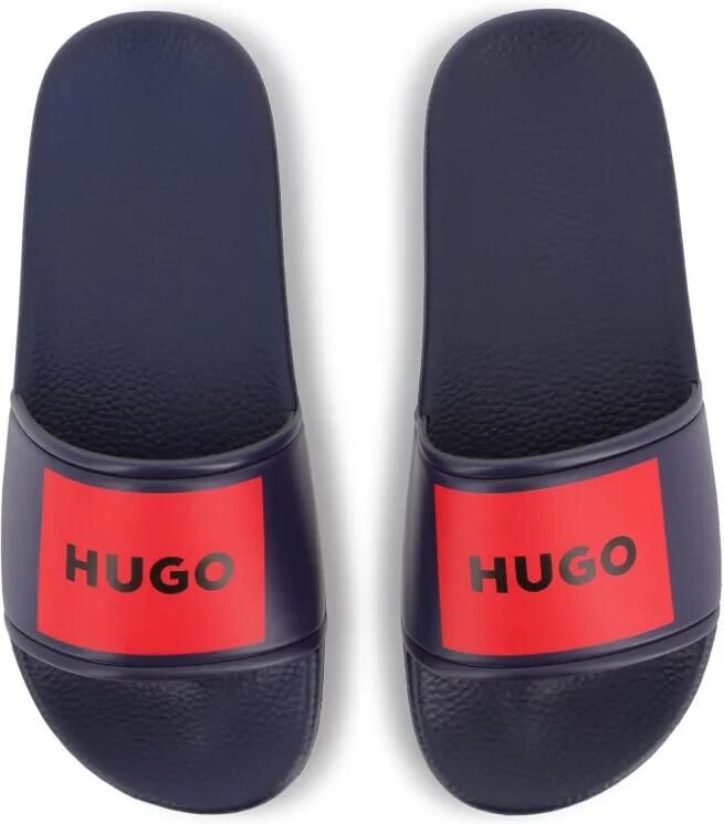 HUGO KIDS Slippers met logoprint Blauw - Foto 3