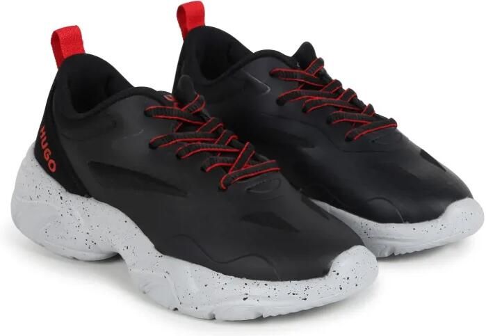 HUGO KIDS Sneakers met chunky zool Zwart
