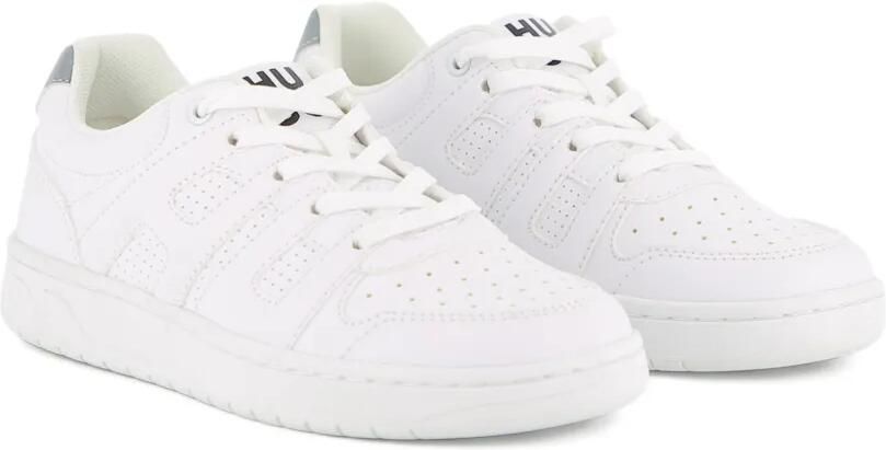 HUGO KIDS Sneakers met geperforeerd vlak Wit
