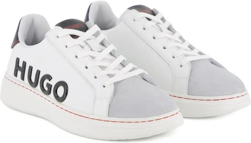 HUGO KIDS Sneakers met logodetail Wit