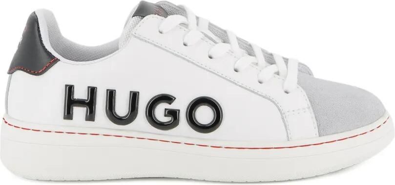 HUGO KIDS Sneakers met logodetail Wit - Foto 4