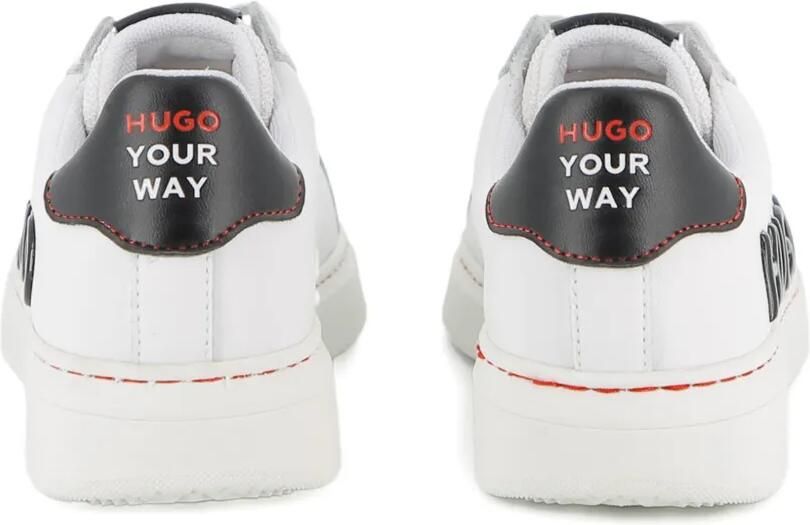 HUGO KIDS Sneakers met logodetail Wit - Foto 3