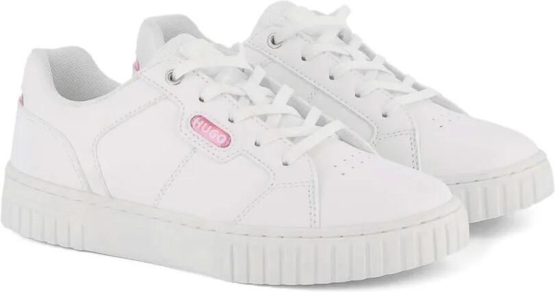 HUGO KIDS Sneakers met logopatch Wit