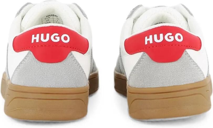 HUGO KIDS Sneakers met logoprint Wit - Foto 3