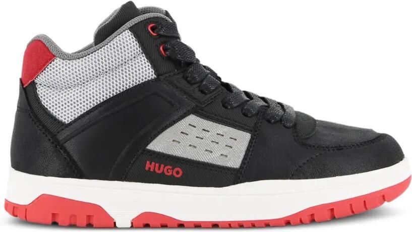 HUGO KIDS Sneakers met logoprint Zwart