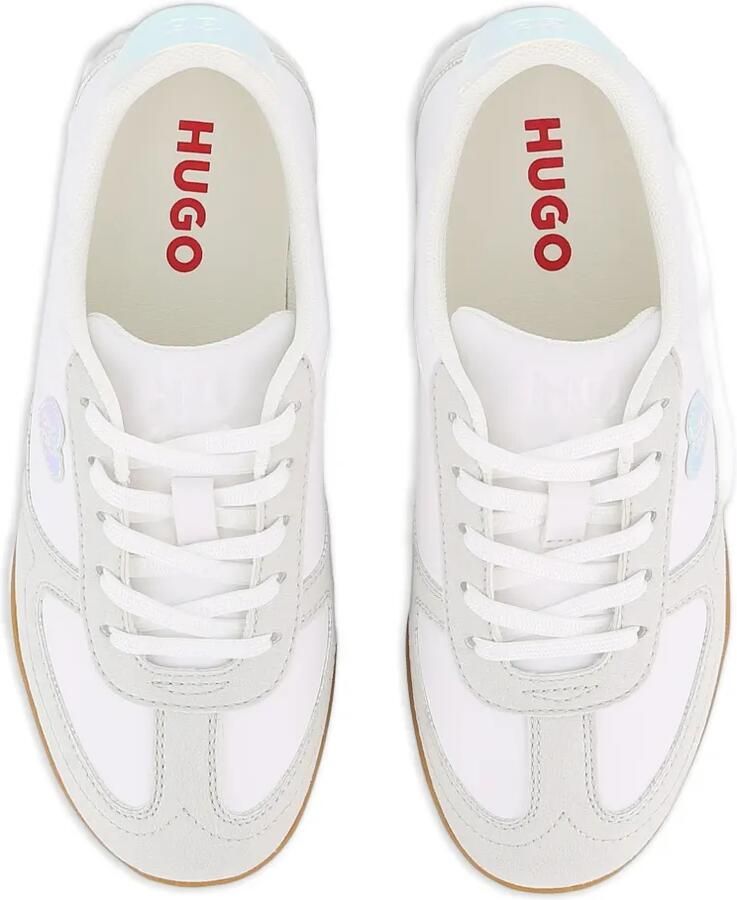 HUGO KIDS Sneakers met patch Wit - Foto 2