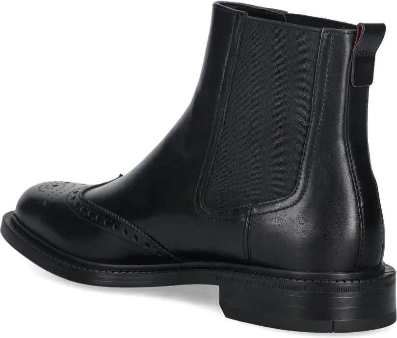 HUGO Lysander laarzen met brogue detail en vlak Zwart - Foto 2