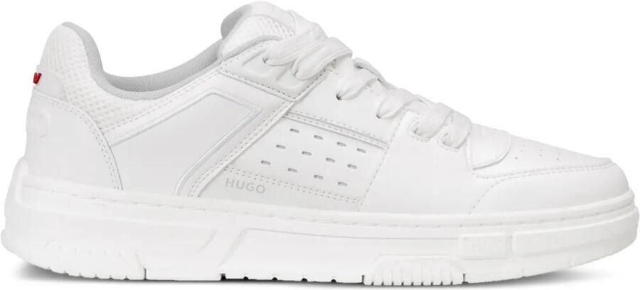 HUGO Sneakers met geperforeerd vlak Wit