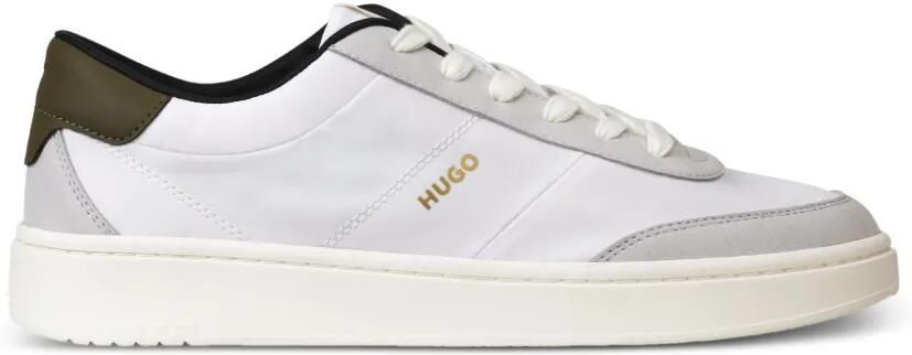 HUGO Sneakers met logodetail Wit