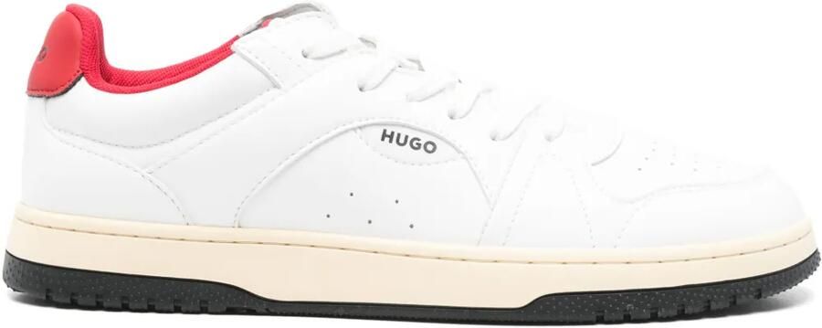 HUGO Sneakers met logopatch Wit