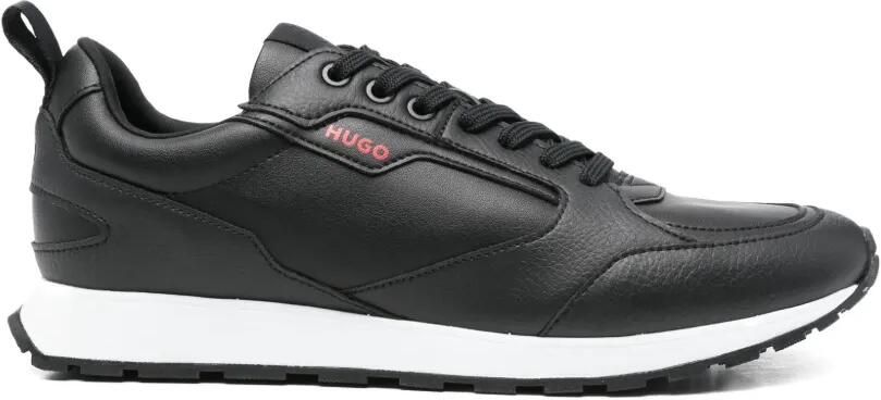 HUGO Sneakers met logoprint Zwart