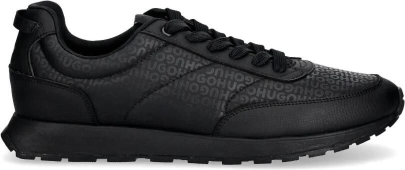 HUGO Sneakers met logoprint Zwart