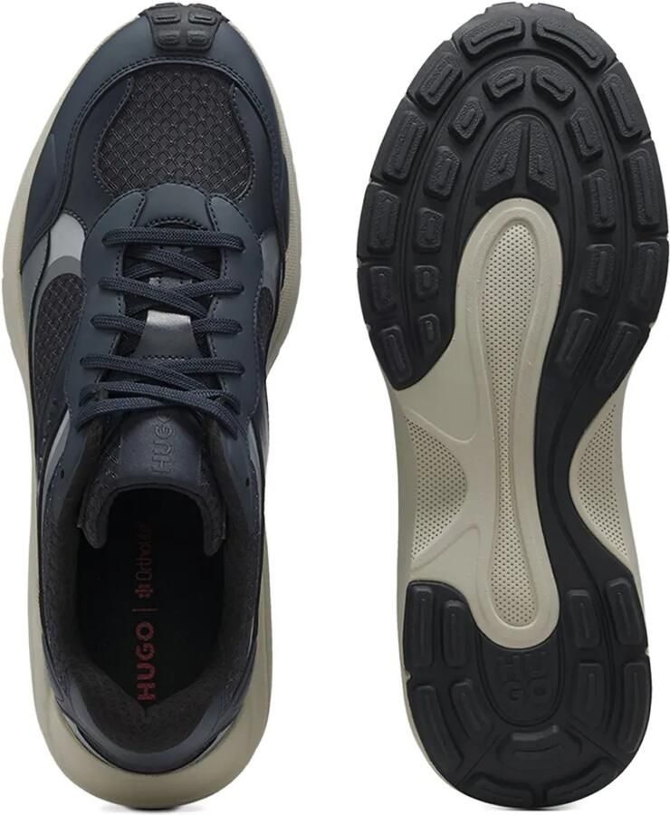 HUGO Sneakers met vlakken Blauw - Foto 2