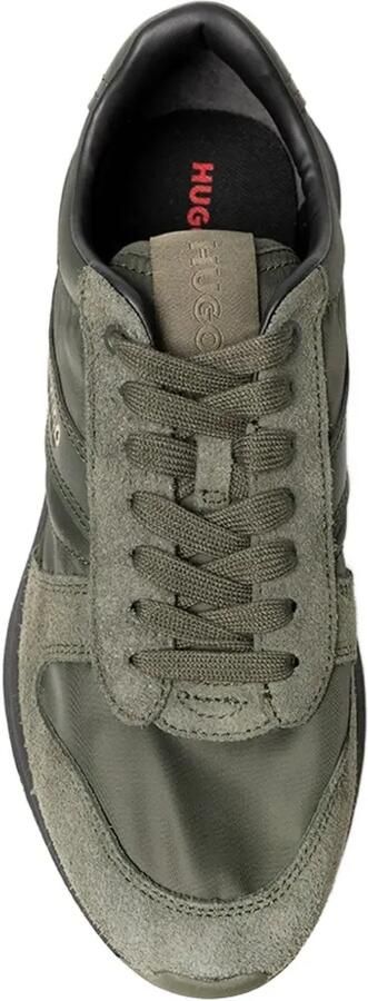 HUGO Sneakers met vlakken en logoprint Groen - Foto 5