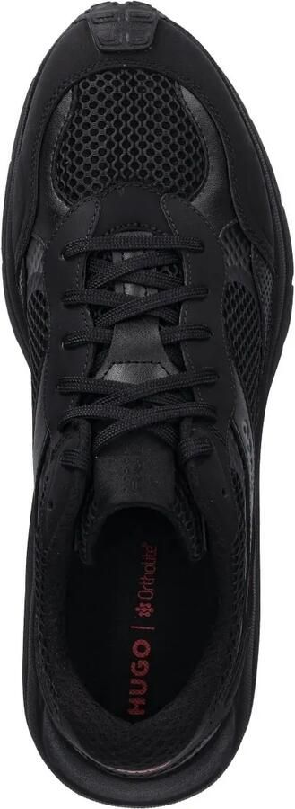 HUGO Sneakers met vlakken en veters Zwart - Foto 3
