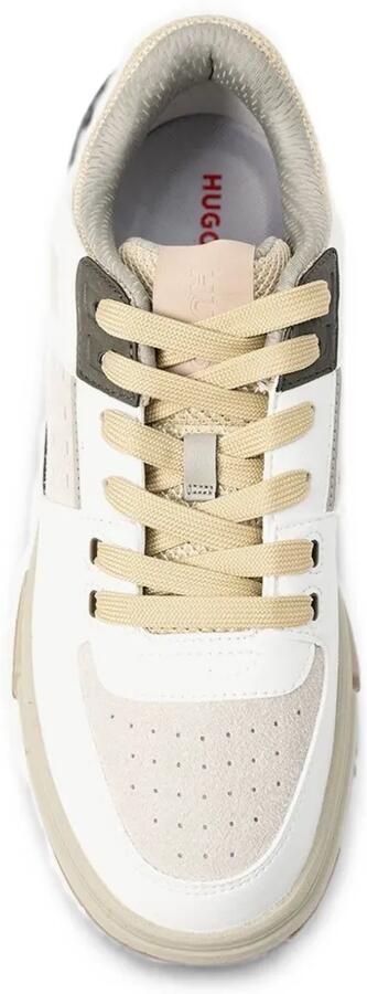 HUGO Sneakers met vlakken Wit