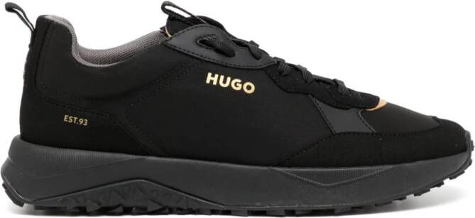 HUGO Kane sneakers met veters Zwart