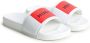 HUGO KIDS Slippers met logoprint Wit - Thumbnail 1