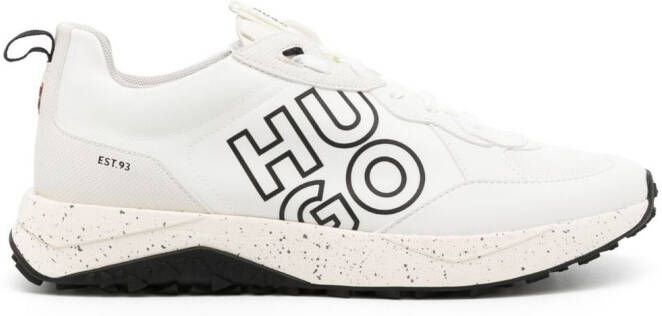 HUGO Sneakers met logoprint Wit
