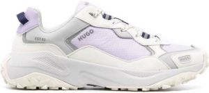HUGO Sneakers met vlakken Paars