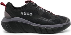HUGO Sneakers met vlakken Zwart