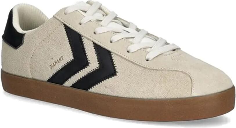 Hummel Diamant sneakers met ronde neus Beige - Foto 2