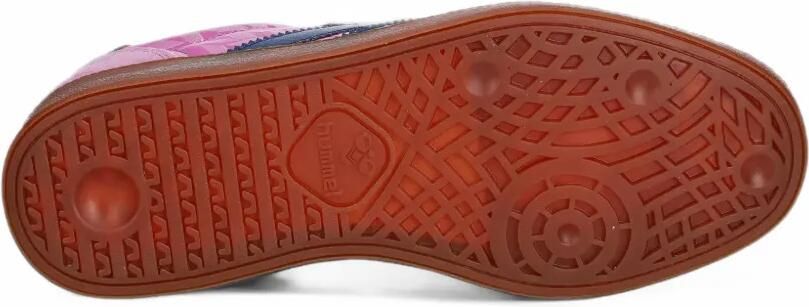 Hummel geometric-print panelled sneakers Roze - Foto 4