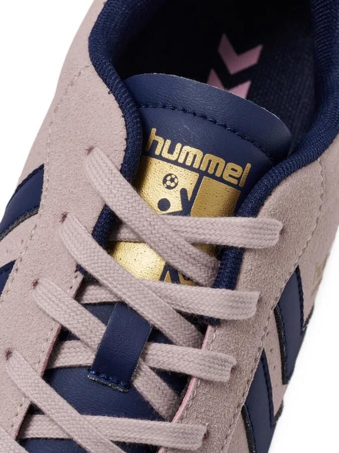 Hummel Geperforeerde sneakers met gestreept vlak Roze - Foto 3