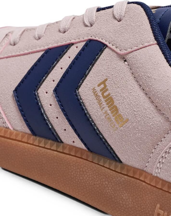 Hummel Geperforeerde sneakers met gestreept vlak Roze - Foto 2